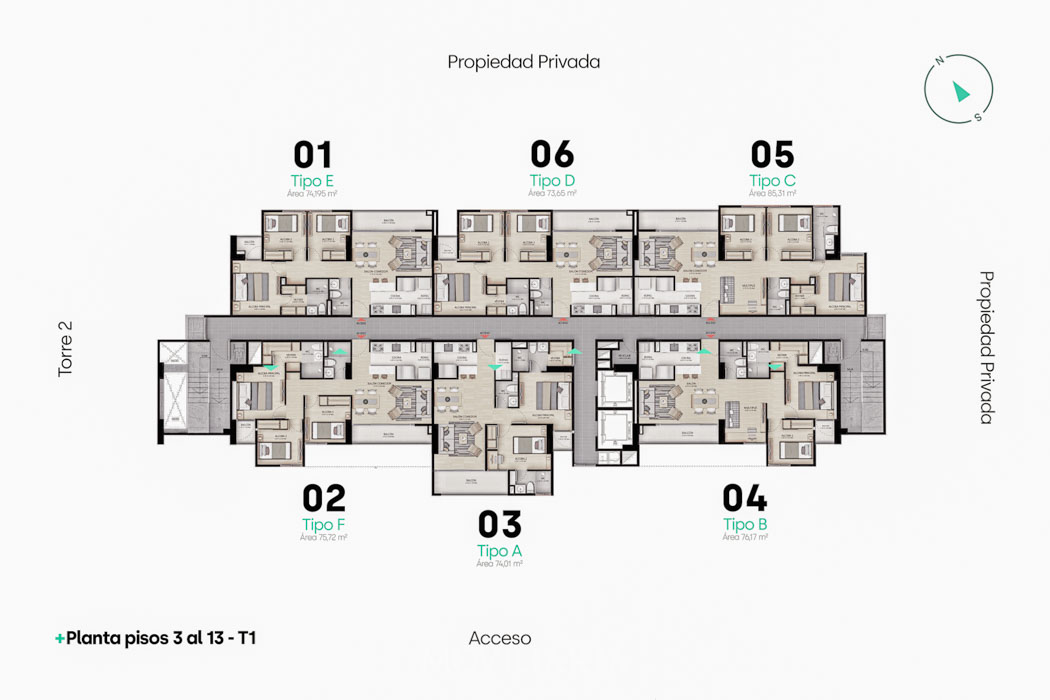 Apartamento en Venta en San Nicolás, Rionegro con REF 1512