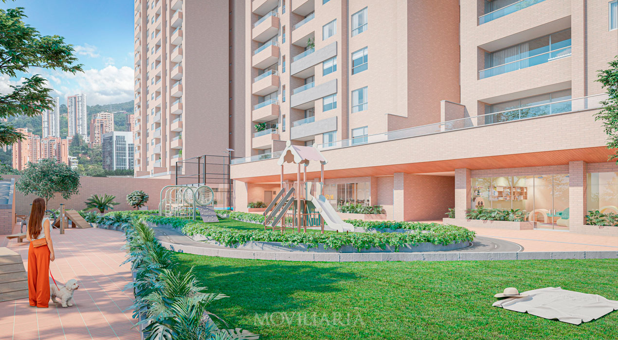 Apartamento en Venta en Ciudad del Río, Medellín con garaje con REF 1515