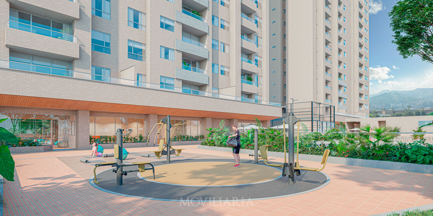 Apartamento en Venta en Ciudad del Río, Medellín con garaje con REF 1515