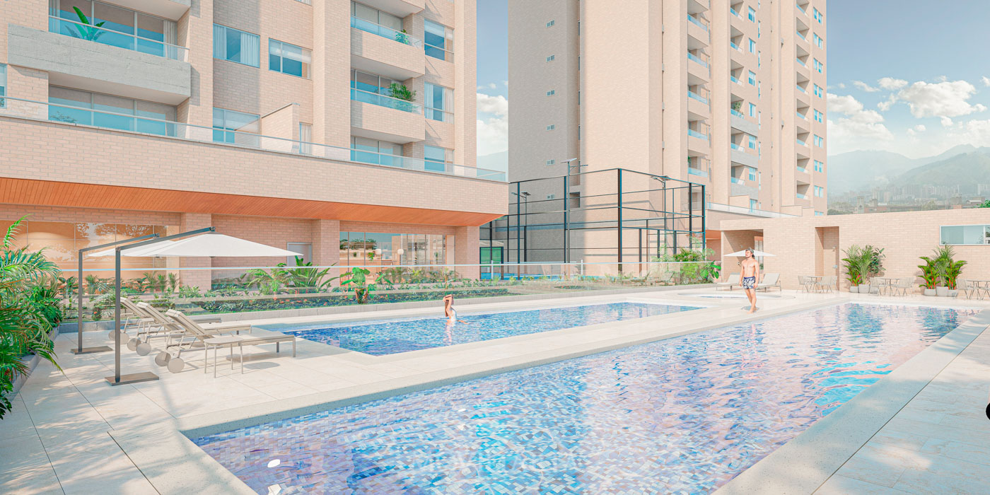 Apartamento en Venta en Ciudad del Río, Medellín con garaje con REF 1515