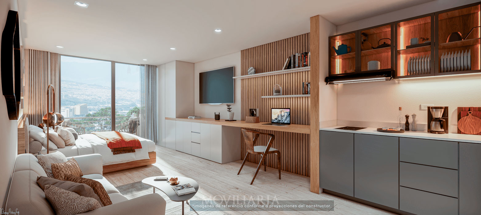 Apartamento en Venta en Loma de Benedictinos, Envigado con REF 1521