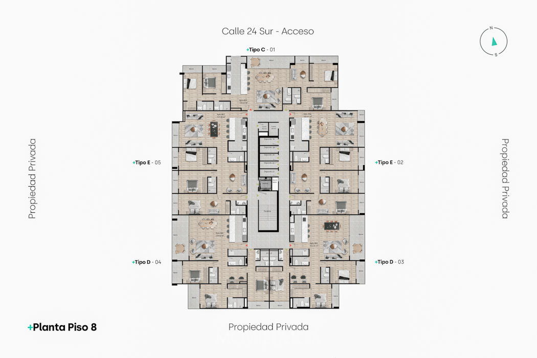 Apartamento en Venta en Loma de Benedictinos, Envigado con REF 1521