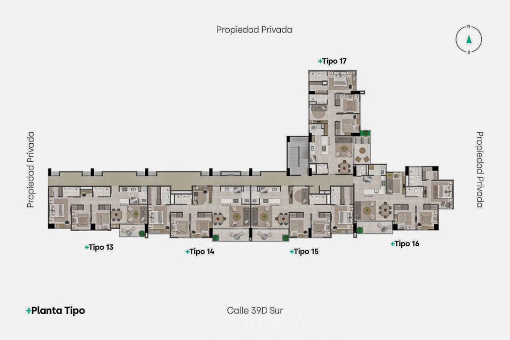 Apartamento en Venta en El Chinguí, Envigado con garaje con REF 1545