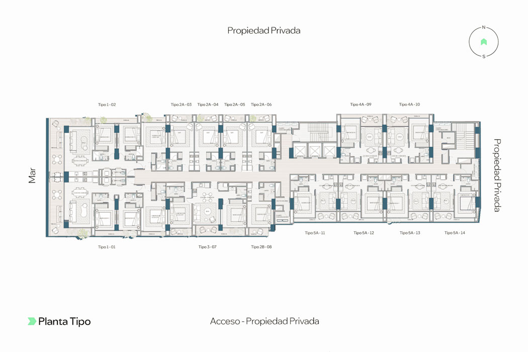Apartamento en Venta en Rodadero Sur, Santa Marta con REF 1591