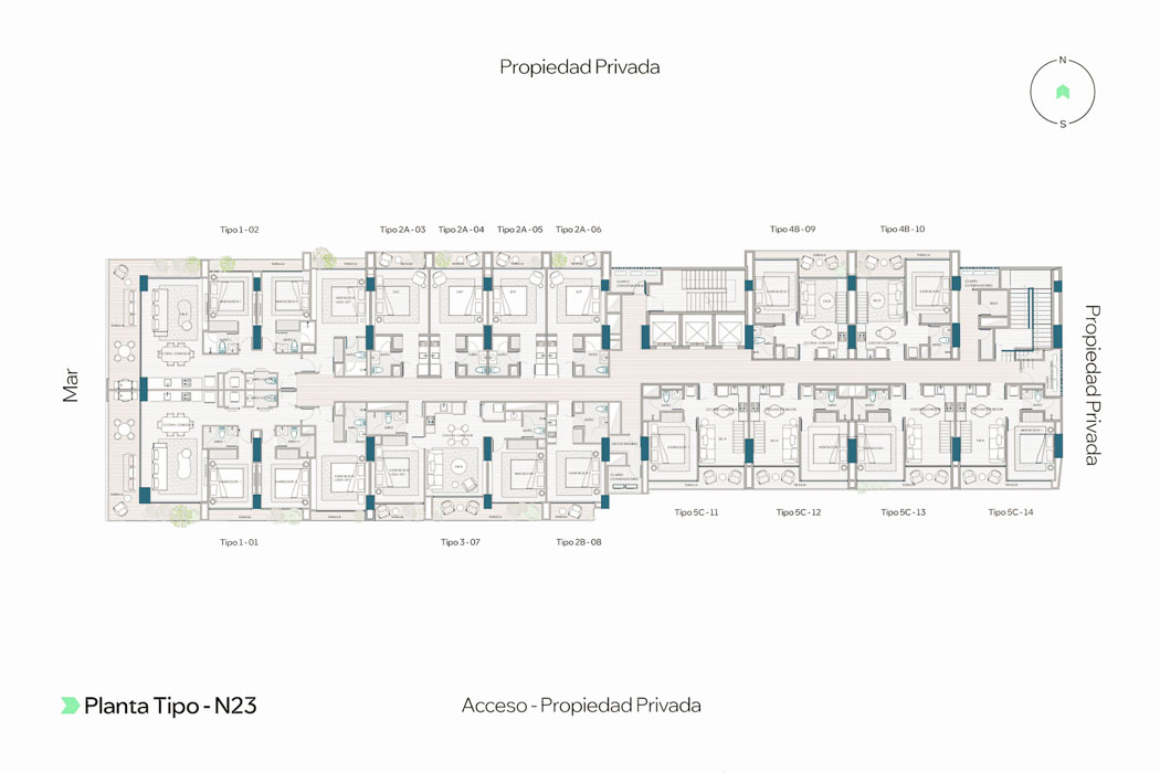 Apartamento en Venta en Rodadero Sur, Santa Marta con REF 1591