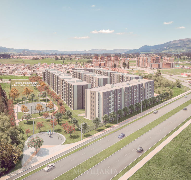 Apartamento en Venta en Portachuelo, Zipaquirá con garaje con REF 1643