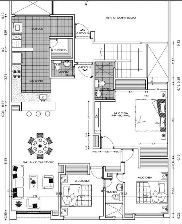 Apartamento en Venta en Palmira, Barrancabermeja con garaje con REF 1060