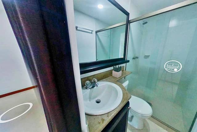 Apartamento en Venta en Los Balsos II, Medellín con garaje con REF 1204