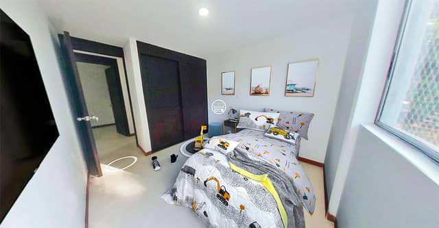 Apartamento en Venta en Los Balsos II, Medellín con garaje con REF 1204