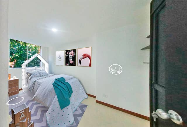 Apartamento en Venta en Los Balsos II, Medellín con garaje con REF 1204