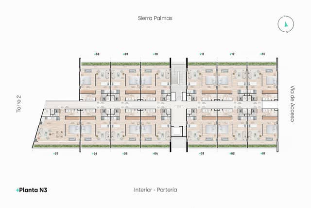 Apartamento en Venta en Alto de Las Palmas, Envigado con garaje con REF 1500