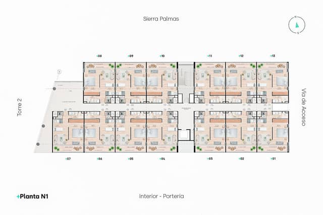 Apartamento en Venta en Alto de Las Palmas, Envigado con garaje con REF 1500