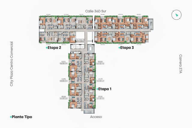 Apartamento en Venta en Loma del Escobero, Envigado con garaje con REF 1501