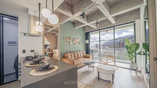 Apartamento en Venta en Loma del Escobero, Envigado con garaje con REF 1501