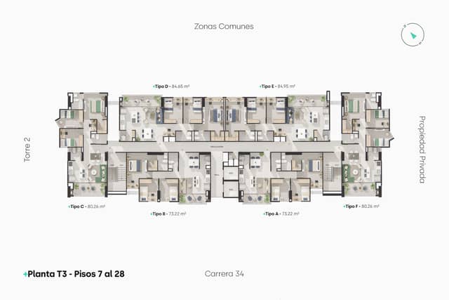 Apartamento en Venta en San Jose, Sabaneta con garaje con REF 1510