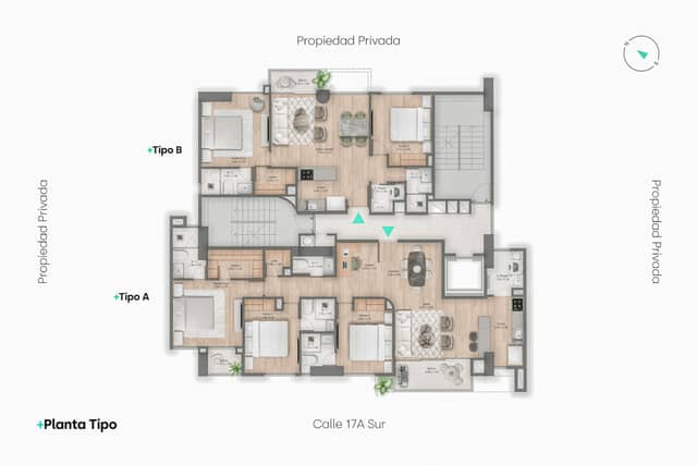 Apartamento en Venta en Santa María de los Ángeles, Medellín con garaje con REF 1511