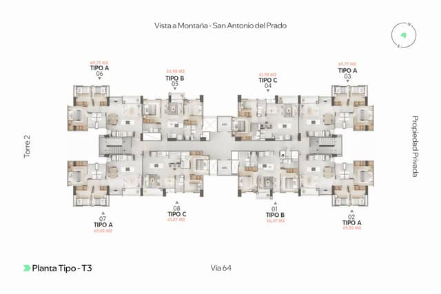 Apartamento en Venta en Ditaires, Itagüí con garaje con REF 1513