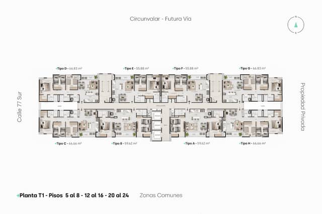 Apartamento en Venta en San Jose, Sabaneta con garaje con REF 1514