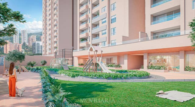 Apartamento en Venta en Ciudad del Río, Medellín con garaje con REF 1515