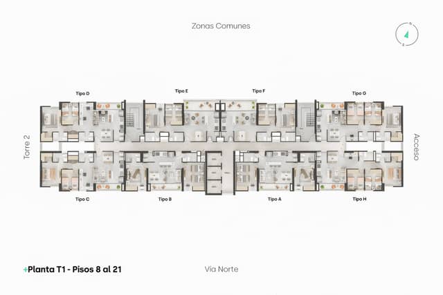 Apartamento en Venta en El Rosario, Itagüí con garaje con REF 1530