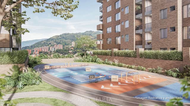 Apartamento en Venta en Las Vegas, Envigado con garaje con REF 1533