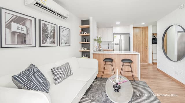 Apartamento en Venta en Las Vegas, Envigado con garaje con REF 1533