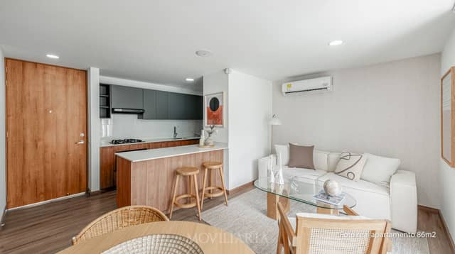 Apartamento en Venta en Las Vegas, Envigado con garaje con REF 1533