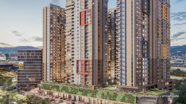 Apartamento en Venta en Las Vegas, Envigado con garaje con REF 1533