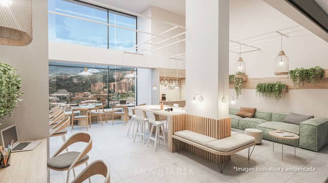 Apartamento en Venta en Las Vegas, Envigado con garaje con REF 1533