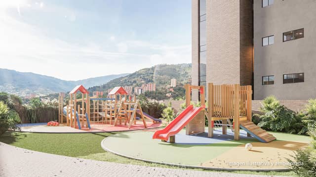 Apartamento en Venta en Las Vegas, Envigado con garaje con REF 1533