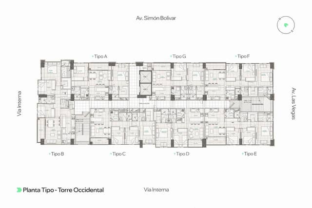 Apartamento en Venta en Las Vegas, Envigado con garaje con REF 1535