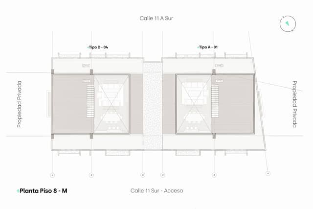 Apartamento en Venta en La Aguacatala, Medellín con garaje con REF 1536