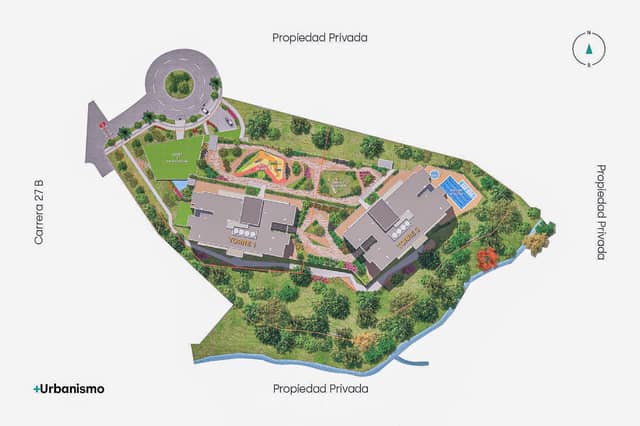 Apartamento en Venta en El Tesoro, Medellín con garaje con REF 1539