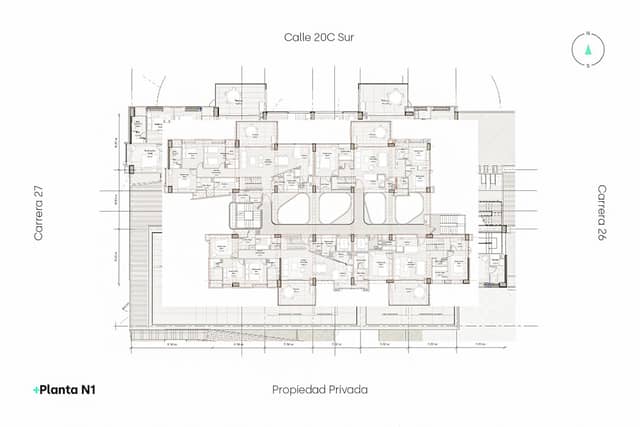 Apartamento en Venta en San Lucas, Medellín con garaje con REF 1547