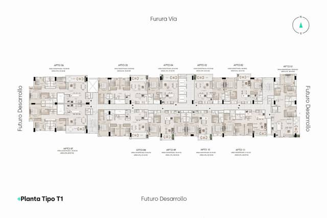 Apartamento en Venta en Campo Amor, Medellín con garaje con REF 1550