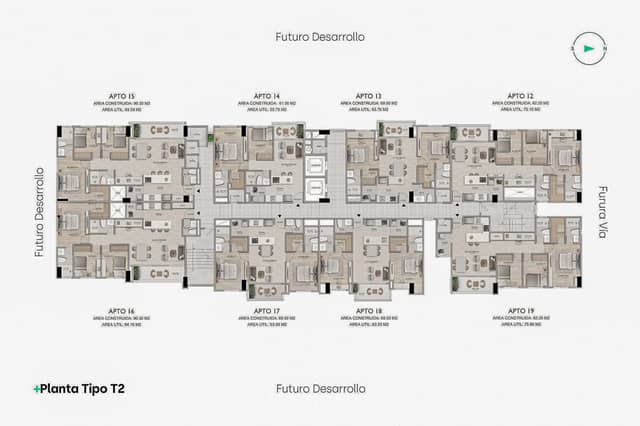 Apartamento en Venta en Campo Amor, Medellín con garaje con REF 1550