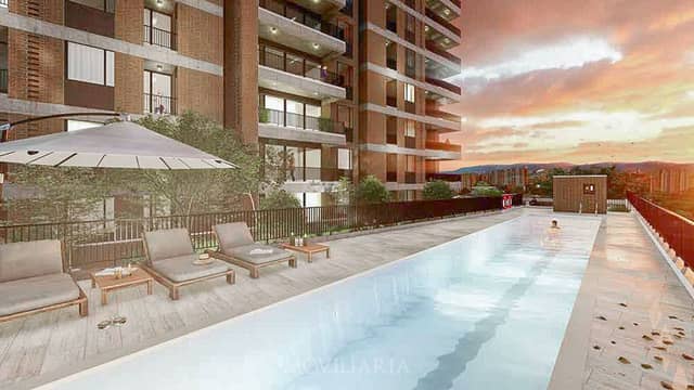Apartamento en Venta en Las Vegas, Envigado con garaje con REF 1551