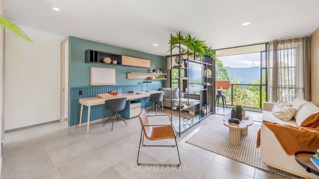 Apartamento en Venta en Loma del Escobero, Envigado con garaje con REF 1567