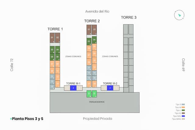 Apartamento en Venta en Gran Malecón, Barranquilla con garaje con REF 1568