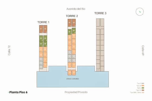 Apartamento en Venta en Gran Malecón, Barranquilla con garaje con REF 1568