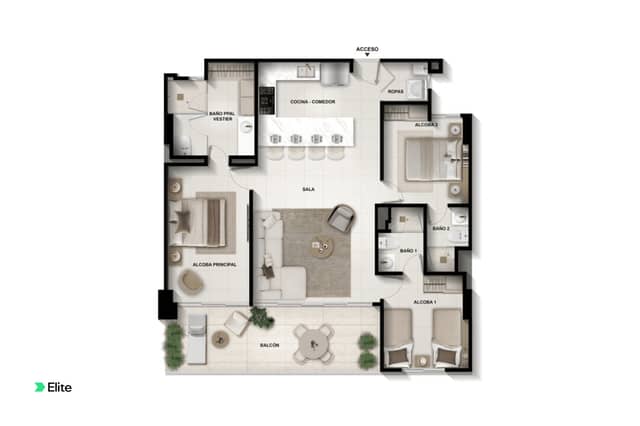 APARTAMENTO ELITE