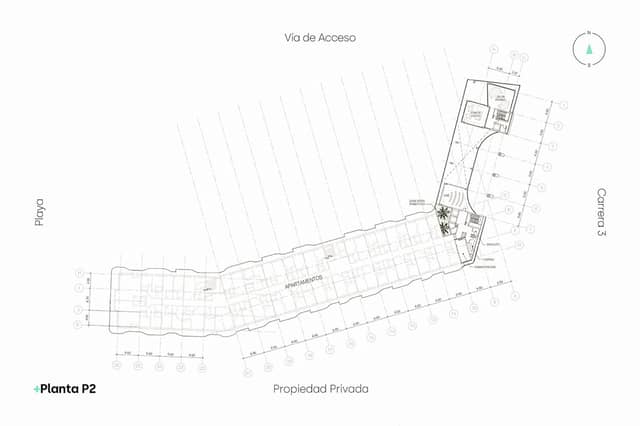 Apartamento en Venta en Bello Horizonte, Santa Marta con REF 1594