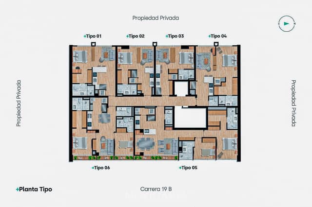 Apartamento en Venta en El Virrey, Bogotá con garaje con REF 1609