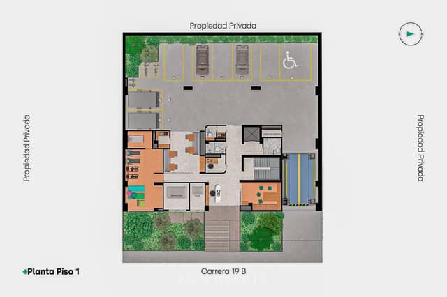 Apartamento en Venta en El Virrey, Bogotá con garaje con REF 1609