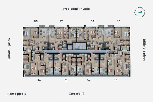 Apartamento en Venta en Santa Paula, Bogotá con garaje con REF 1633