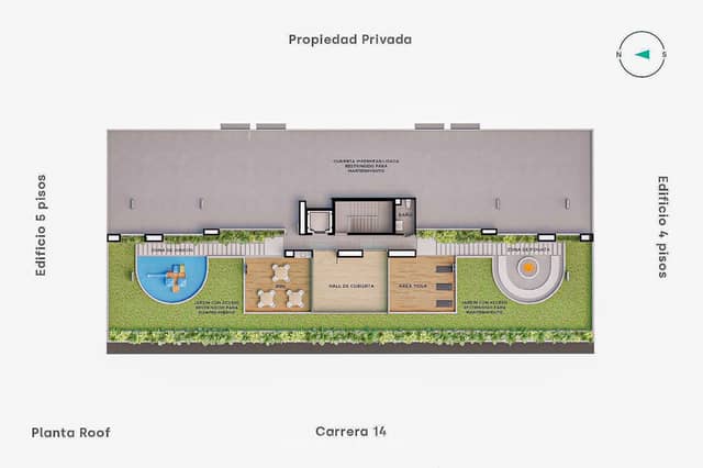 Apartamento en Venta en Santa Paula, Bogotá con garaje con REF 1633