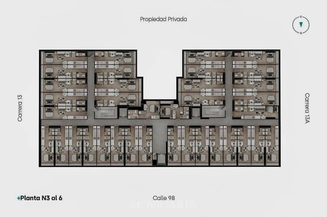 Apartamento en Venta en Chicó Reservado, Bogotá con REF 1634