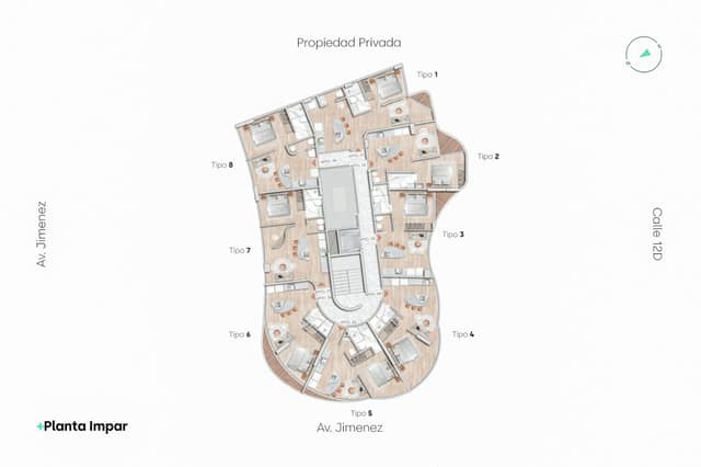 Apartamento en Venta en La Candelaria, Bogotá con REF 1640
