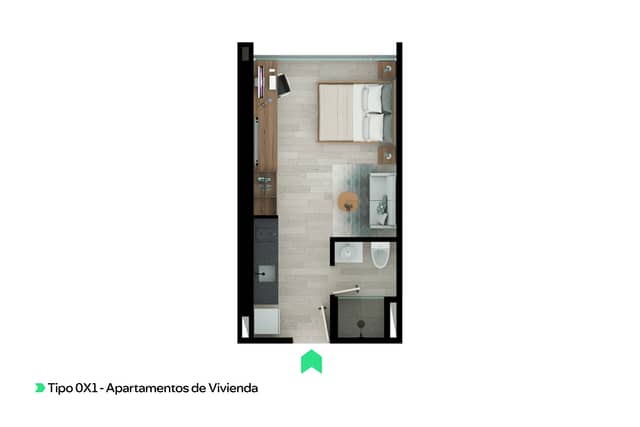 0X1 APARTAMENTOS DE VIVIENDA