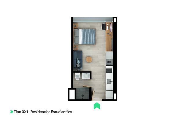 0X1 RESIDENCIAS ESTUDIANTILES